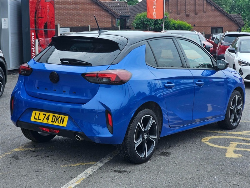 Vauxhall Corsa 1.2 Turbo Gs Hatchback Euro 6 S LL74DKN Blue #6