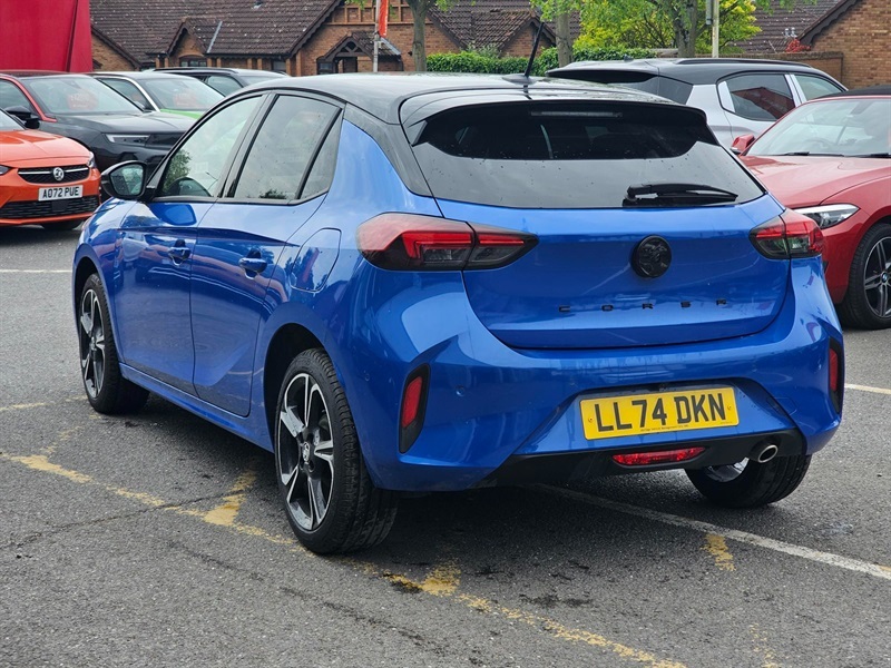Vauxhall Corsa 1.2 Turbo Gs Hatchback Euro 6 S LL74DKN Blue #4