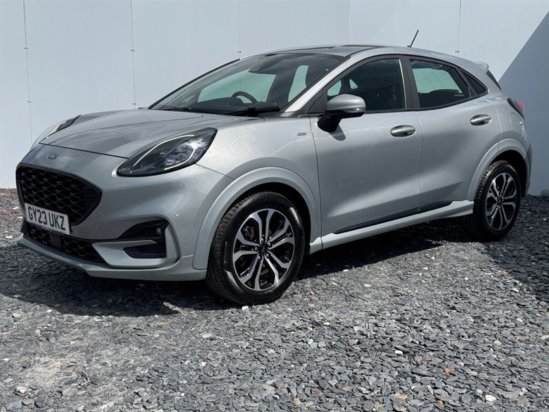 Ford Puma 1.0T Ecoboost Mhev St-line Suv Hybrid D GY23UKZ Silver #3