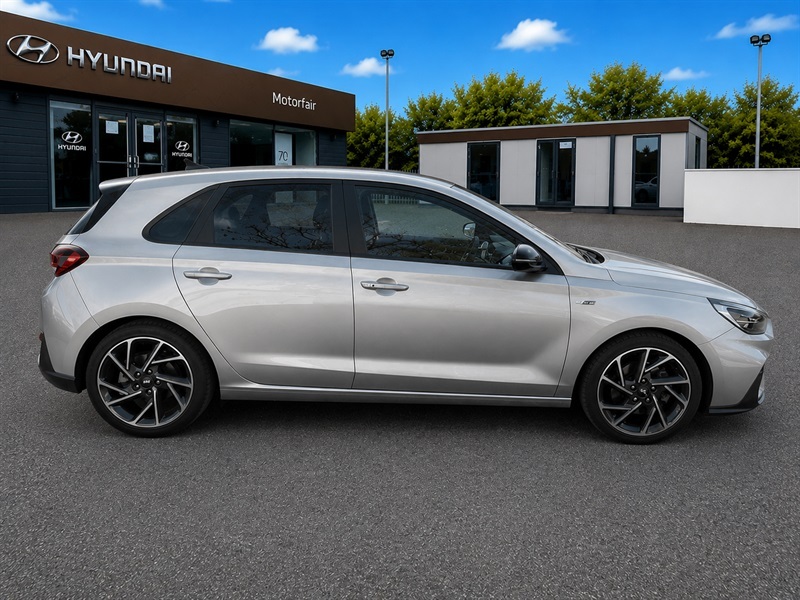 Hyundai I30 1.5 T-gdi Mhev N Line Hatchback Hybrid Silver #2