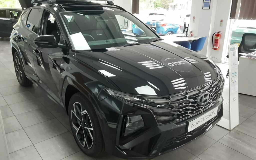 Hyundai Tucson 1.6T 150 N Line S Dct Black #3