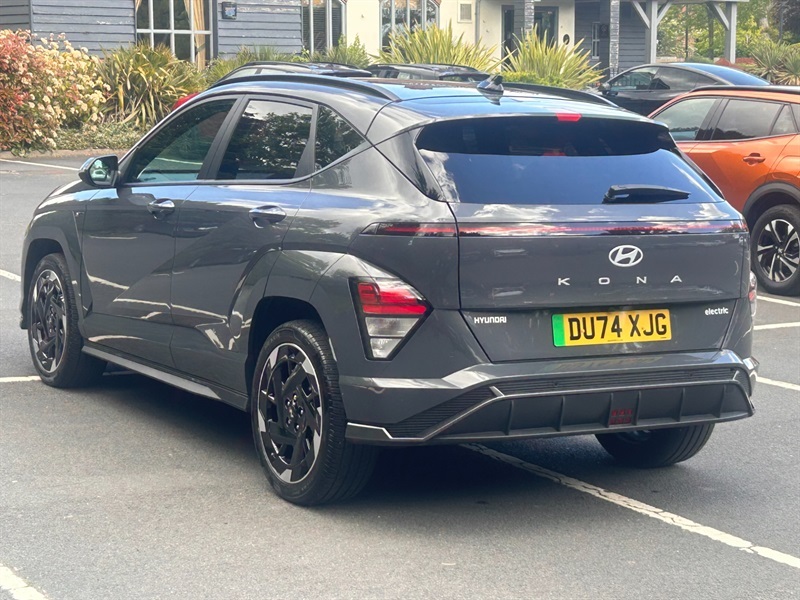 Hyundai Kona 65.4Kwh N Line Suv 218 Ps DU74XJG Grey #6