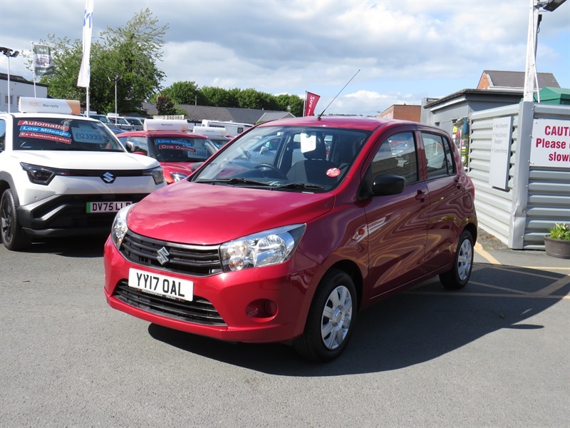 Suzuki Celerio 1.0 Sz2 Hatchback Euro 6 68 Ps YY17OAL Red #3