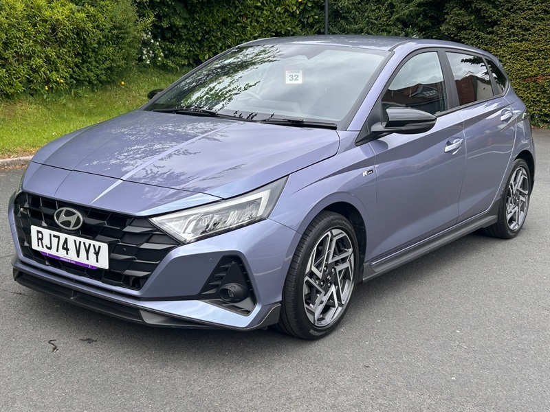 Hyundai I20 1.0 T-gdi N Line S Hatchback Eur RJ74VYY Blue #3
