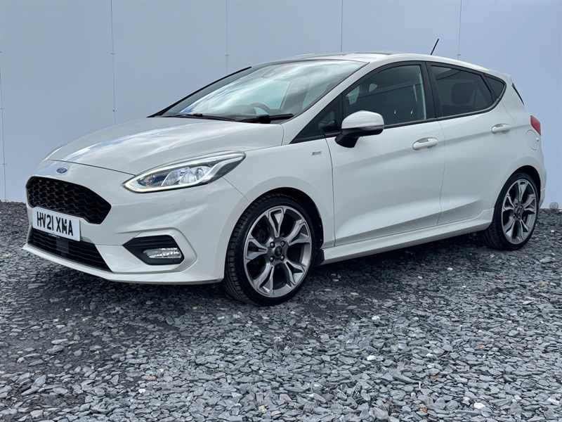 Ford Fiesta 1.0T Ecoboost Mhev St-line X Edition Hatchback HV21XMA White #3