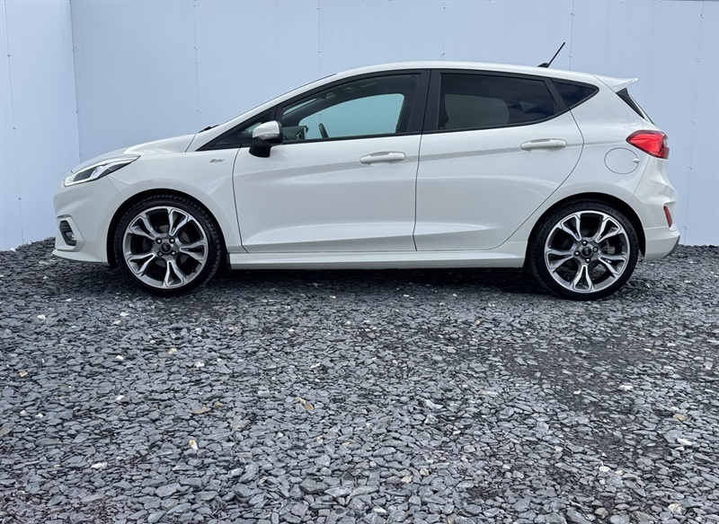 Ford Fiesta 1.0T Ecoboost Mhev St-line X Edition Hatchback HV21XMA White #4