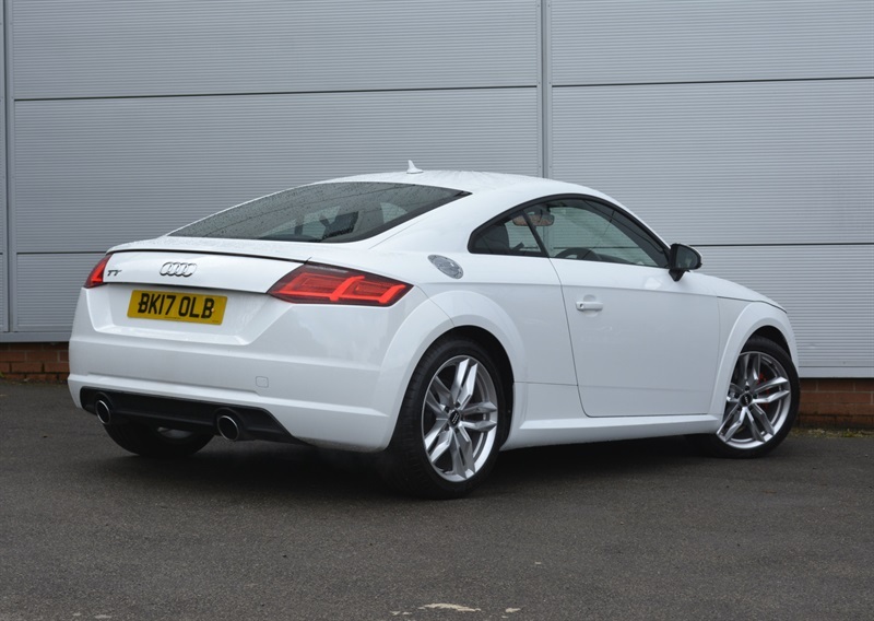 Audi TT 2.0 Tfsi Sport Coupe S Tronic Euro 6 S BK17OLB White #6