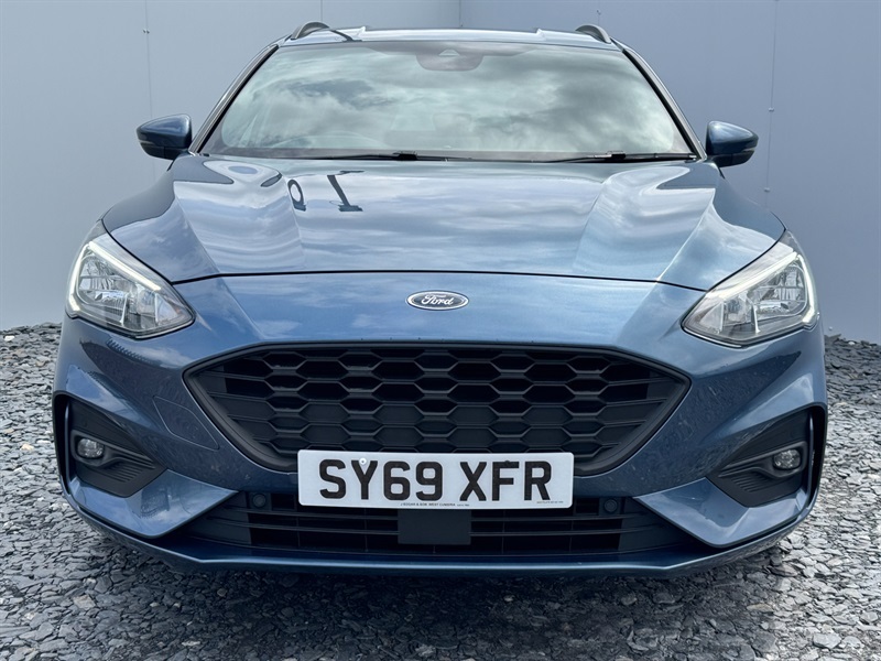 Ford Focus 1.0T Ecoboost St-line X Estate E SY69XFR Blue #2
