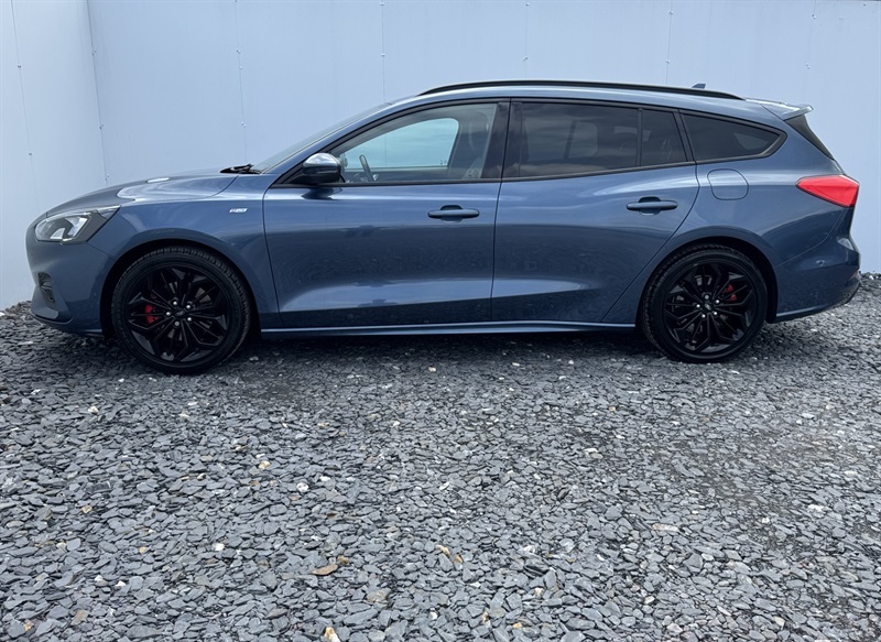 Ford Focus 1.0T Ecoboost St-line X Estate E SY69XFR Blue #4