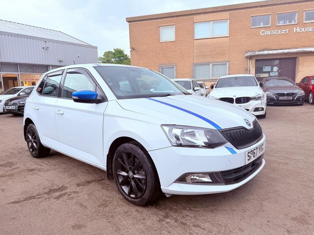 Skoda Fabia 1.0 Tsi Redline Euro 6 Ss SP67YVX White #2