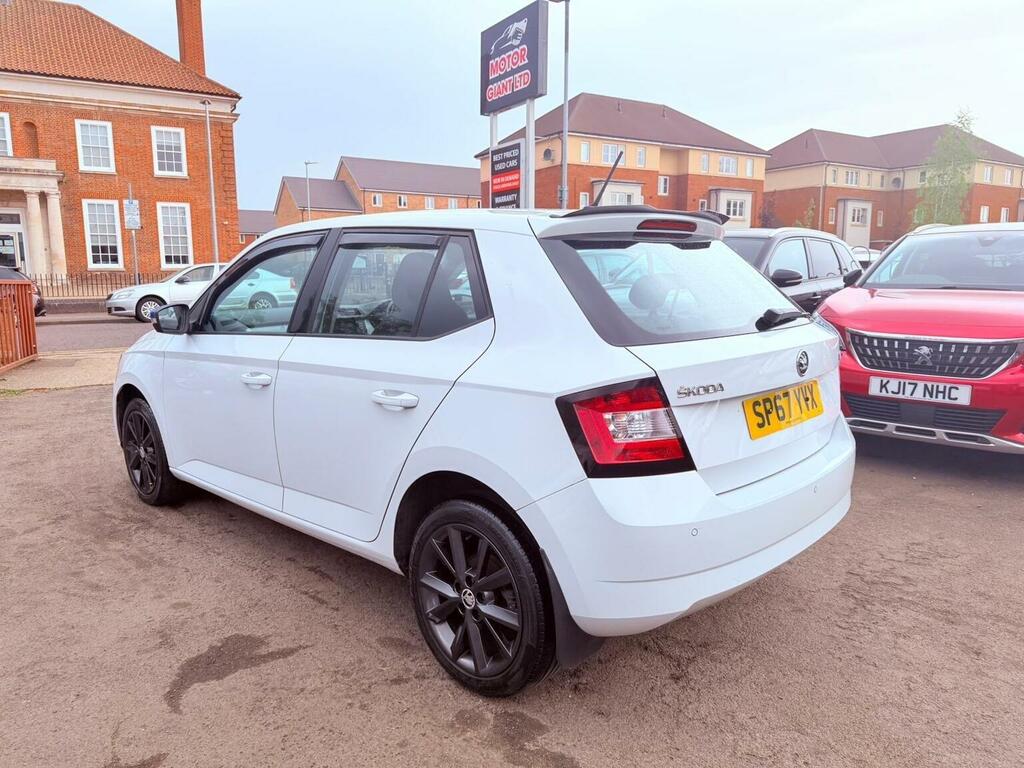 Skoda Fabia 1.0 Tsi Redline Euro 6 Ss SP67YVX White #4