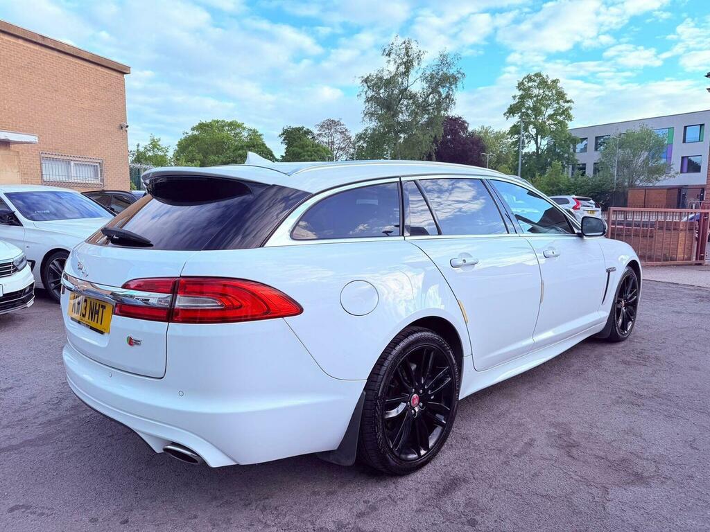 Jaguar XF 3.0D S V6 Portfolio Sportbrake Euro 5 Ss 5 KW13NHT White #5