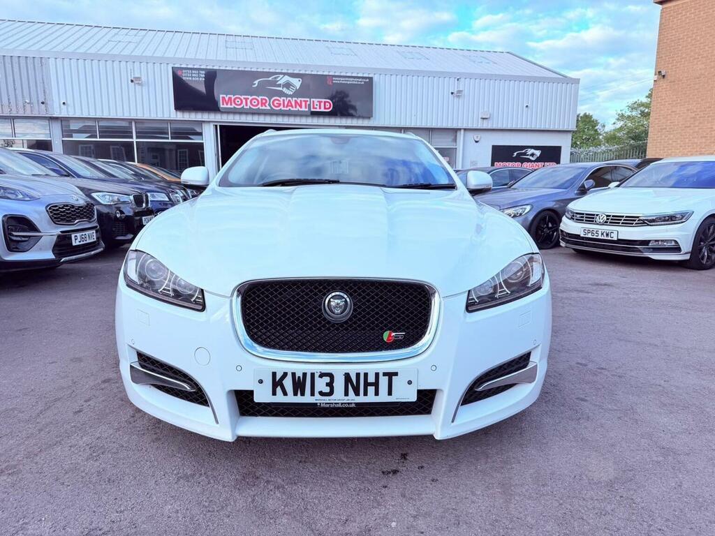 Jaguar XF 3.0D S V6 Portfolio Sportbrake Euro 5 Ss 5 KW13NHT White #3