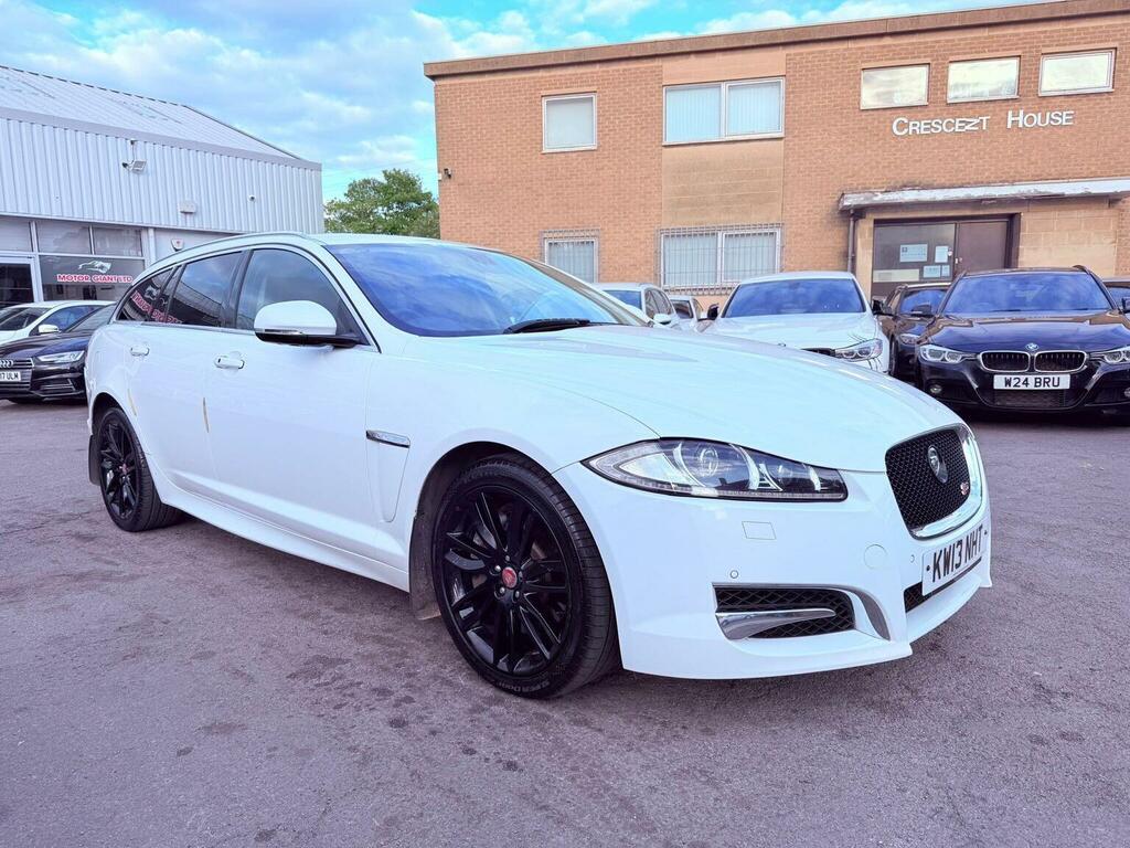 Jaguar XF 3.0D S V6 Portfolio Sportbrake Euro 5 Ss 5 KW13NHT White #2