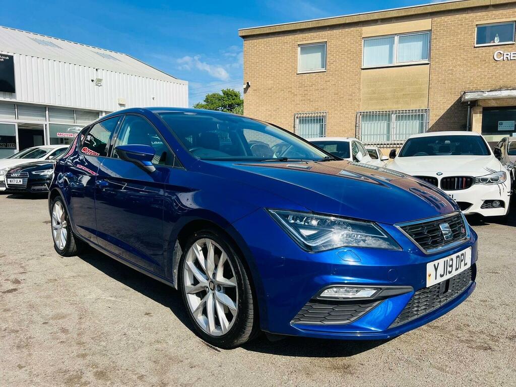 Seat Leon 2.0 Tdi Fr Sport Euro 6 Ss YJ19DPL Blue #2