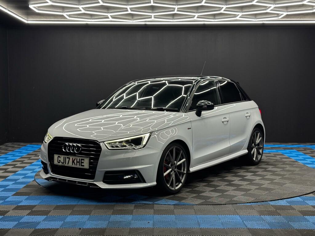 Audi A1 1.6 Tdi Black Edition Sportback S Tronic Euro 6 S White #3