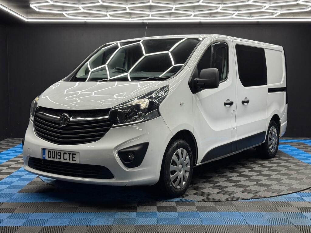 Vauxhall Vivaro 1.6 Cdti 2900 Biturbo Ecotec Sportive Crew Van L1 DU19CTE White #3