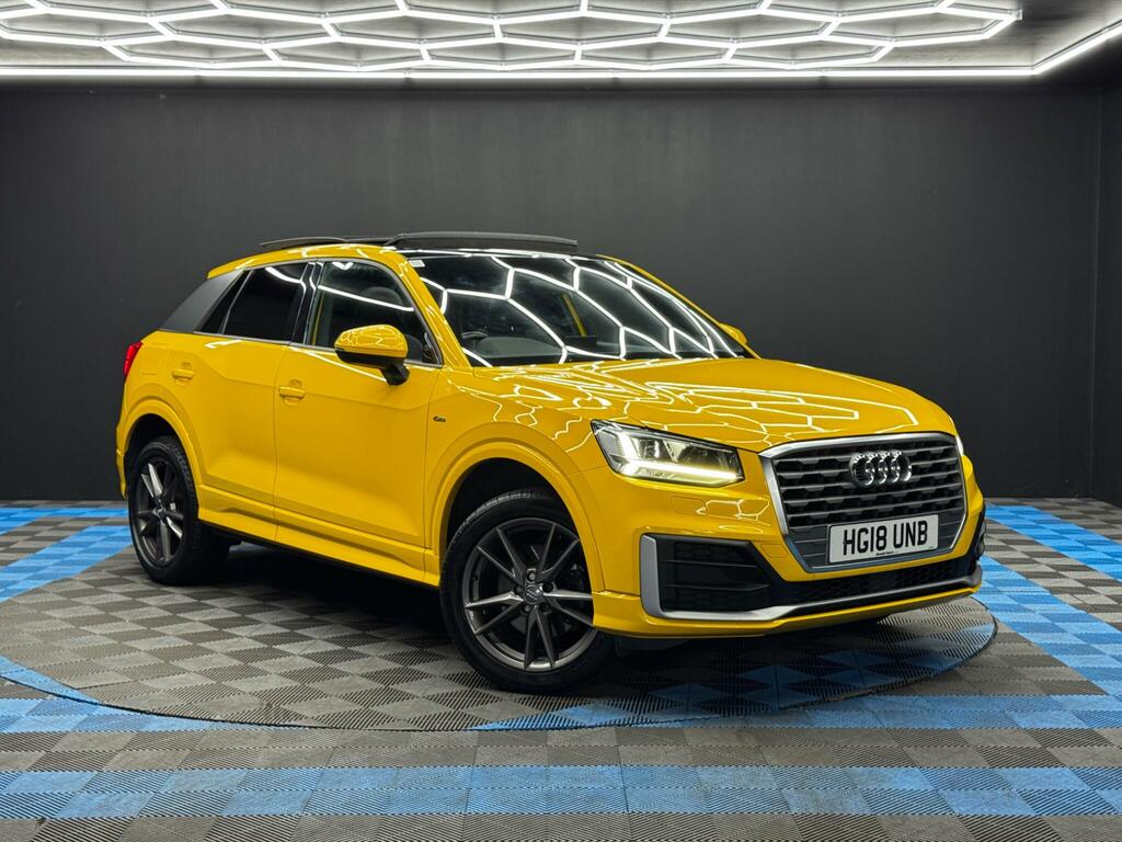 Audi Q2 1.6 Tdi S Line S Tronic Euro 6 Ss Yellow
