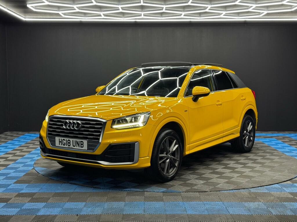 Audi Q2 1.6 Tdi S Line S Tronic Euro 6 Ss HG18UNB Yellow #3