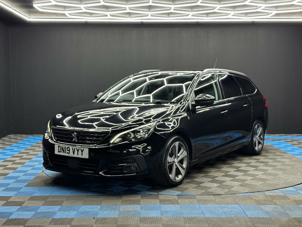 Peugeot 308 SW 1.2 Puretech Tech Edition Euro 6 Ss DN19VYY Black #3