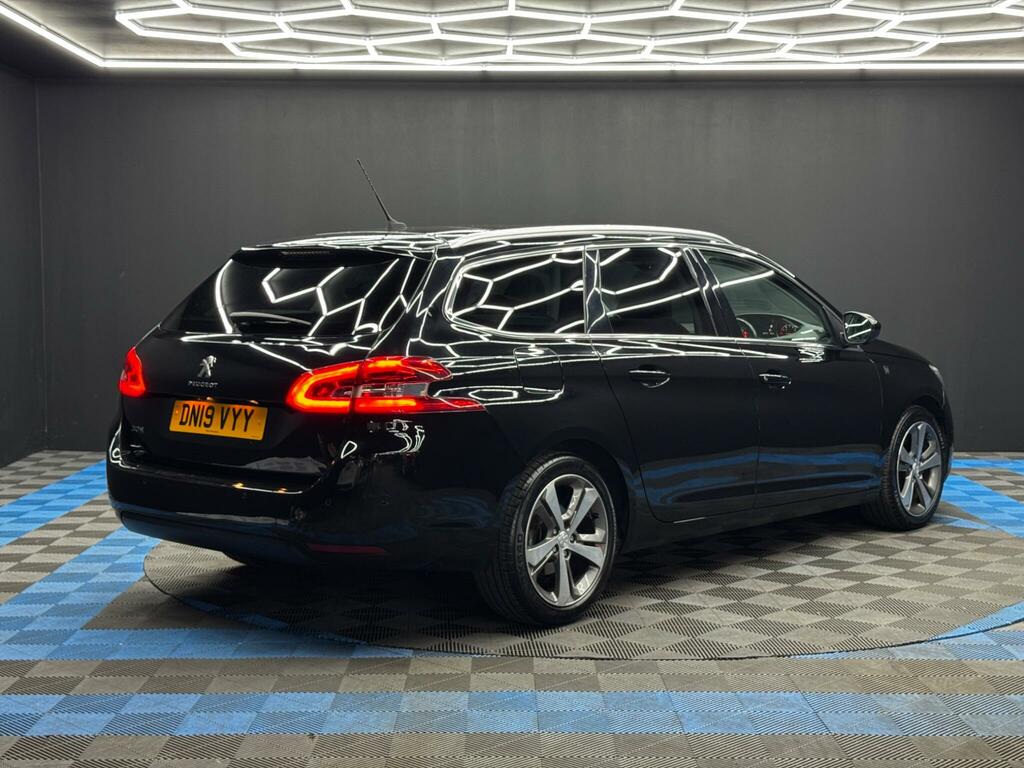 Peugeot 308 SW 1.2 Puretech Tech Edition Euro 6 Ss DN19VYY Black #5