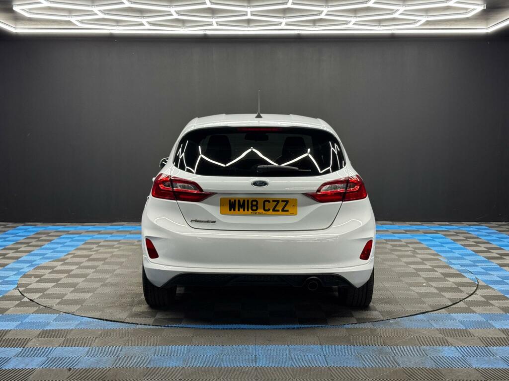Ford Fiesta 1.0T Ecoboost St-line Euro 6 Ss WM18CZZ White #6