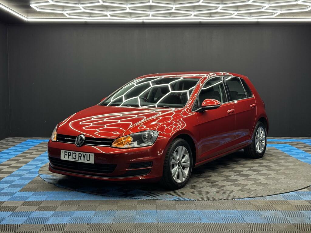 Volkswagen Golf 1.6 Tdi Bluemotion Tech Se Dsg Euro 5 Ss FP13RYU Red #3