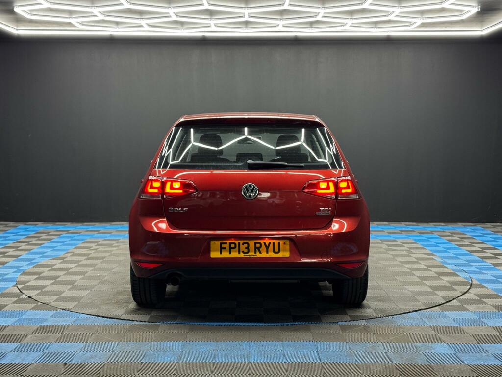 Volkswagen Golf 1.6 Tdi Bluemotion Tech Se Dsg Euro 5 Ss FP13RYU Red #6