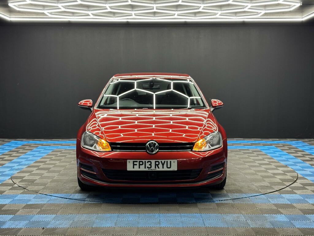 Volkswagen Golf 1.6 Tdi Bluemotion Tech Se Dsg Euro 5 Ss FP13RYU Red #2