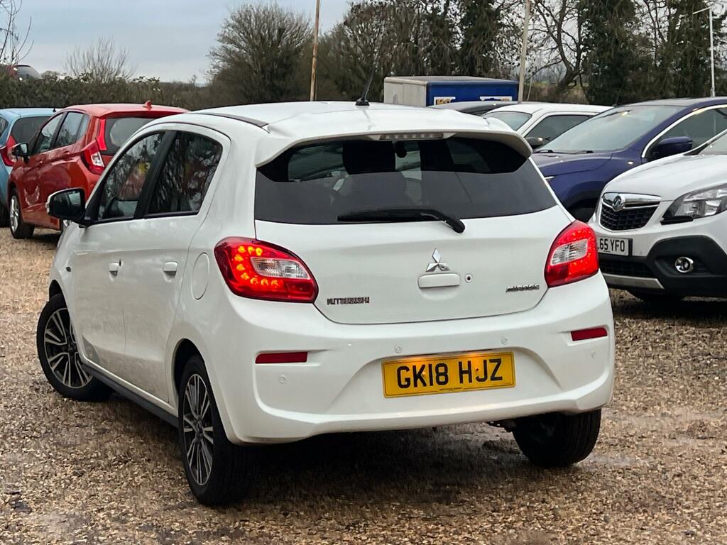 Mitsubishi Mirage 1.2 Juro Cvt Euro 6 Ss White #6