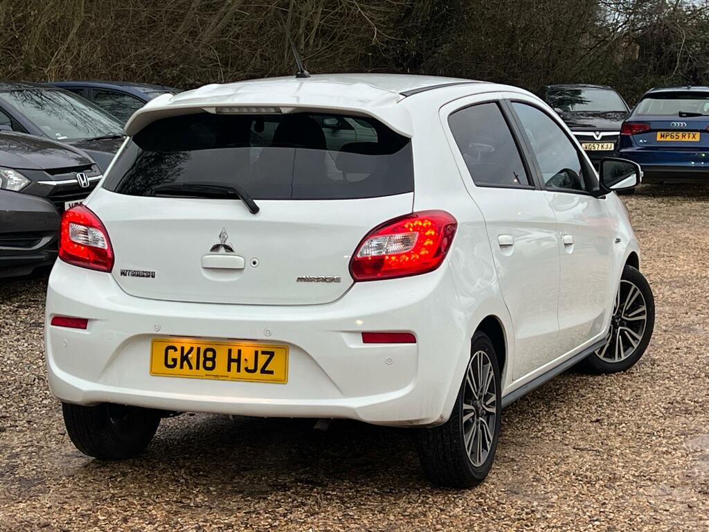 Mitsubishi Mirage 1.2 Juro Cvt Euro 6 Ss White #5