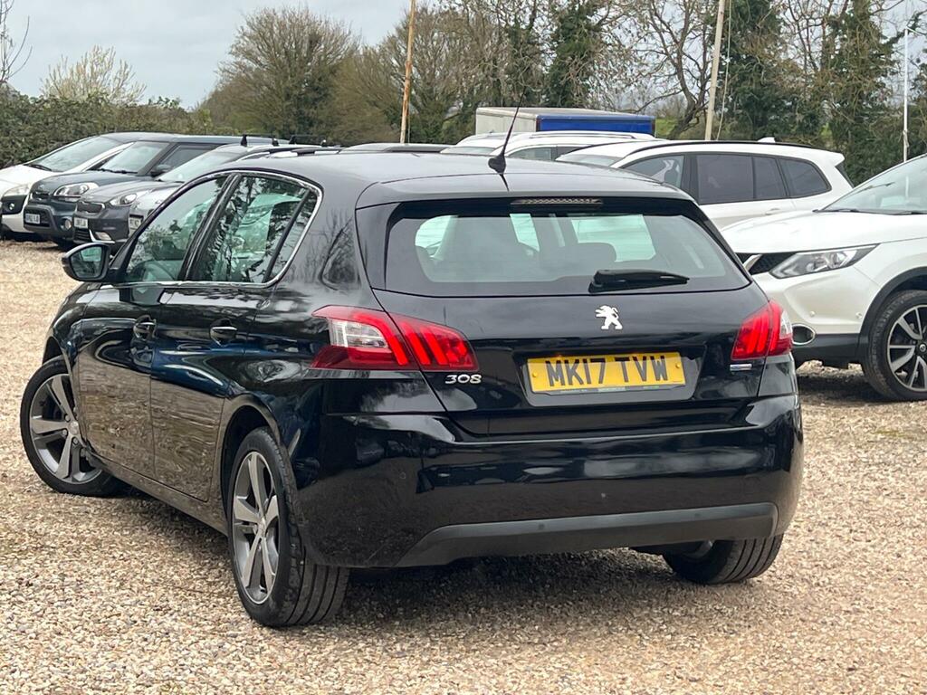 Peugeot 308 1.2 Puretech Allure Euro 6 Ss MK17TVW Black #6