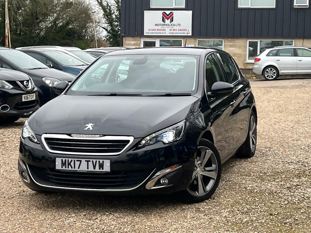 Peugeot 308 1.2 Puretech Allure Euro 6 Ss MK17TVW Black #2