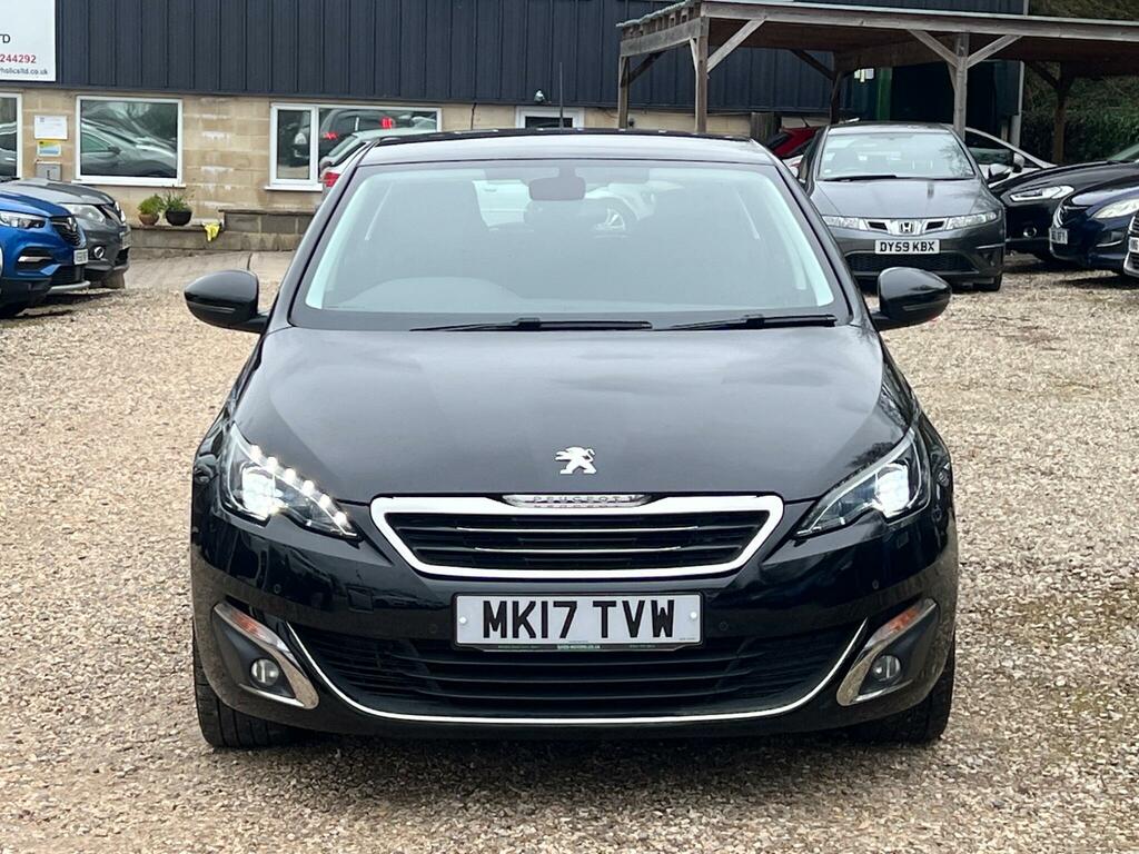 Peugeot 308 1.2 Puretech Allure Euro 6 Ss MK17TVW Black #3