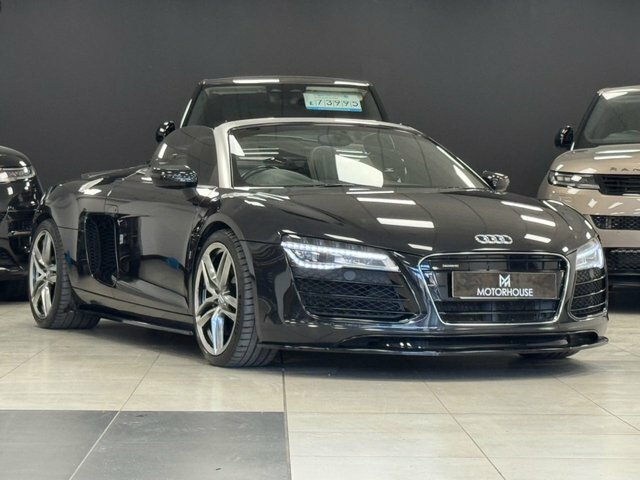 Audi R8 2013 4.2 Fsi V8 Spyder S Tronic Quattro Black #5
