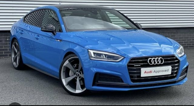 Audi A5 2019 2.0 Tdi 40 Black Edition Sportback Blue