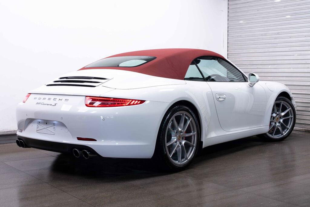 Porsche 911 3.8 991 Carrera S Convertible Pdk Euro White #4