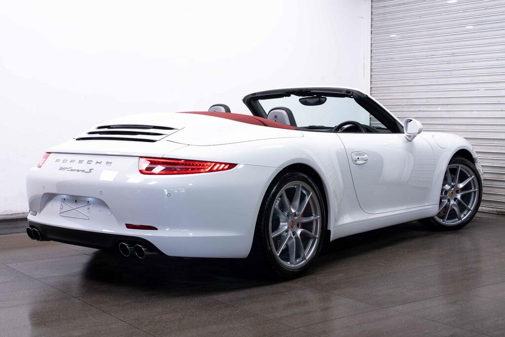 Porsche 911 3.8 991 Carrera S Convertible Pdk Euro White #2