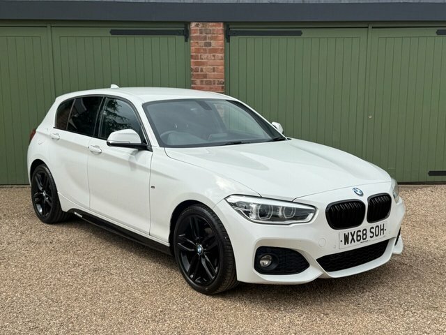 BMW 1 Series 2018 2.0 118D M Sport Hatchback WX68SOH White #3