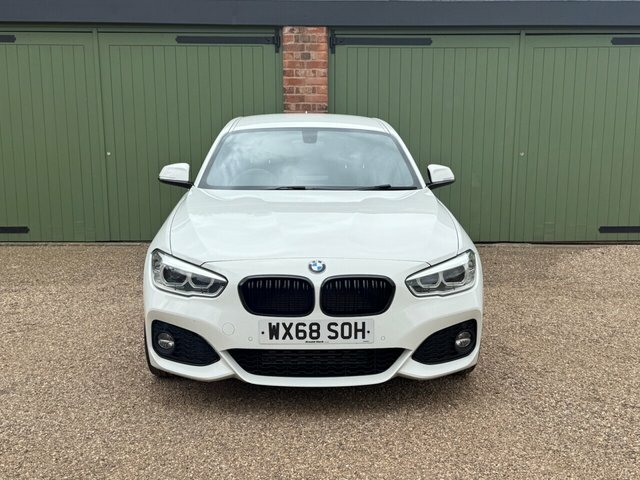BMW 1 Series 2018 2.0 118D M Sport Hatchback WX68SOH White #2