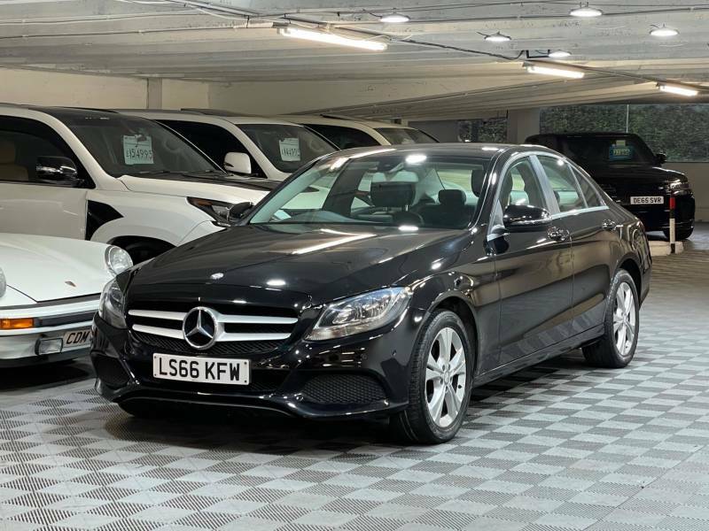 Mercedes-Benz C Class C200d Se Executive Edition - 2016 66 LS66KFW Black #6