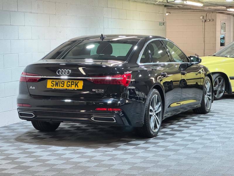 Audi A6 Saloon 50 Tdi Quattro S Line Tip - 2019 19 Black #4
