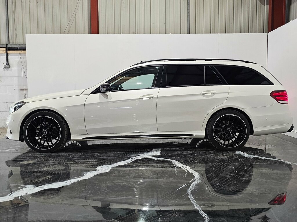 Mercedes-Benz E Class 2.1 E250 Cdi Amg Night Edition Premium Estate MV65OET White #4