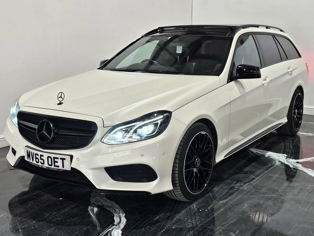 Mercedes-Benz E Class 2.1 E250 Cdi Amg Night Edition Premium Estate MV65OET White #5