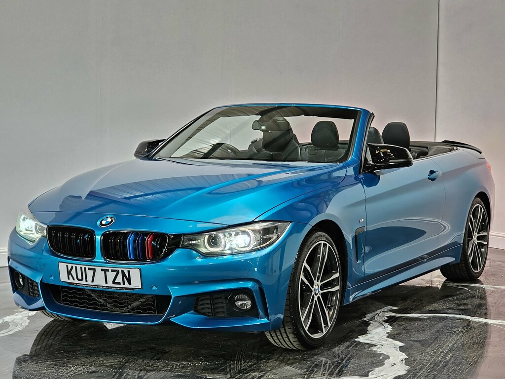 BMW 4 Series 2.0 430I M Sport Convertible Euro KU17TZN Blue #6