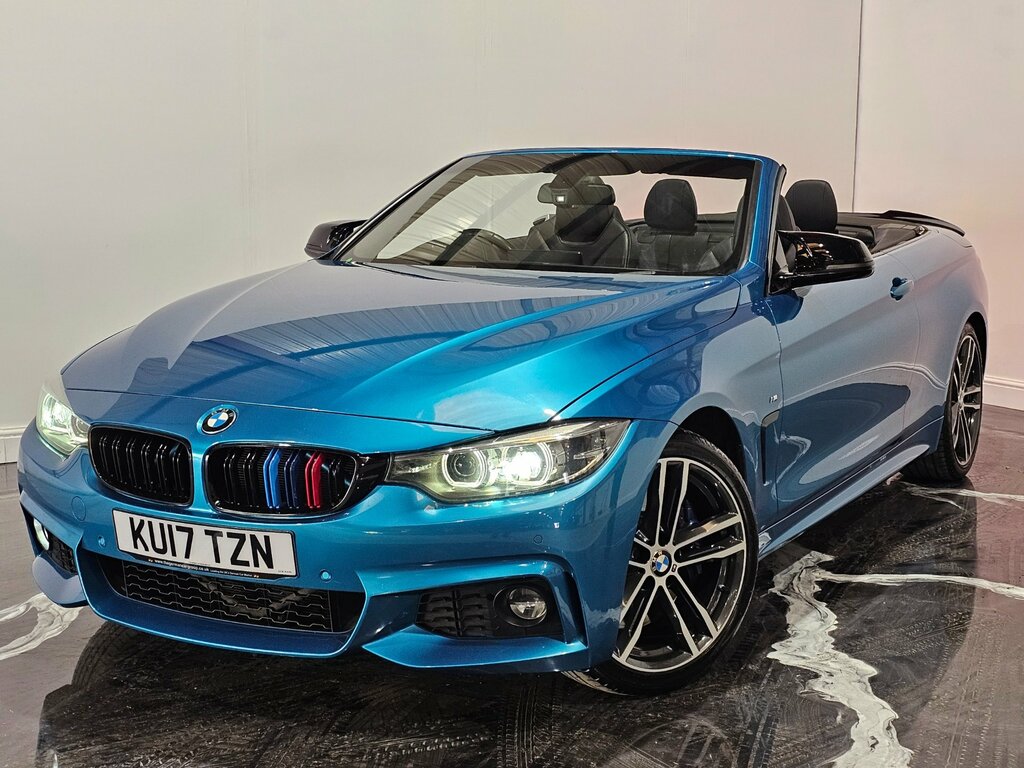 BMW 4 Series 2.0 430I M Sport Convertible Euro KU17TZN Blue #4