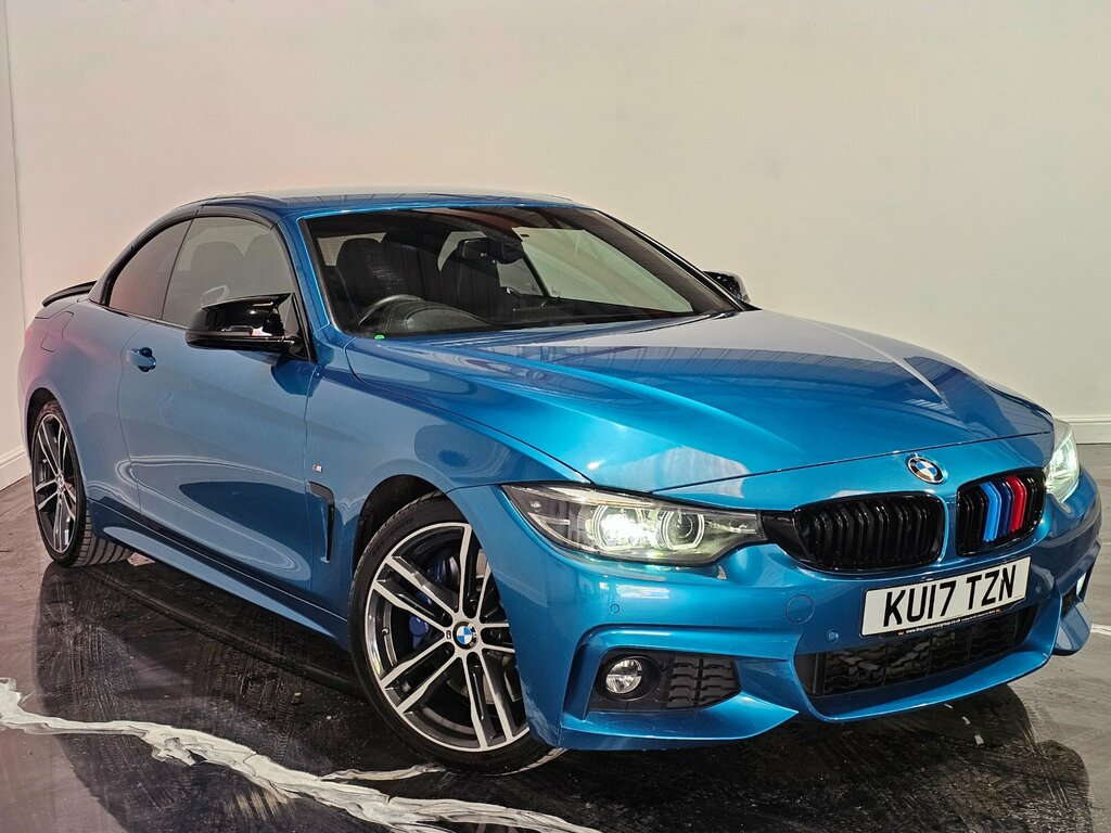 BMW 4 Series 2.0 430I M Sport Convertible Euro KU17TZN Blue #2