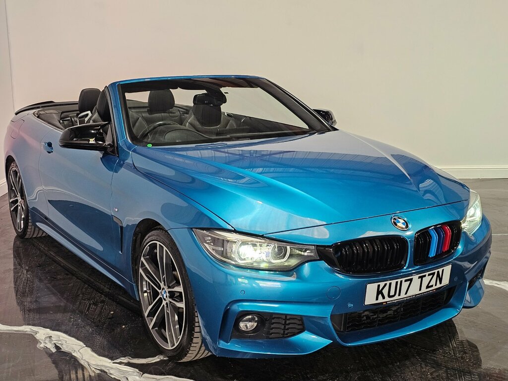 BMW 4 Series 2.0 430I M Sport Convertible Euro KU17TZN Blue #5