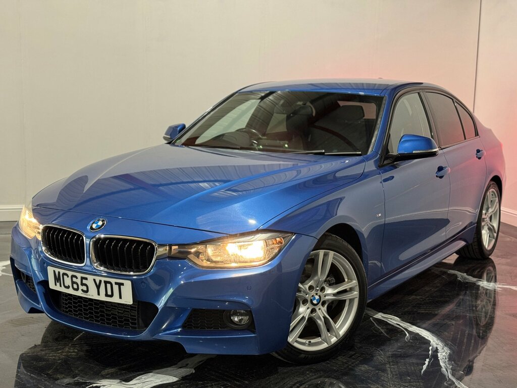 BMW 3 Series 3.0 330D M Sport Saloon Euro 6 S MC65YDT Blue #3