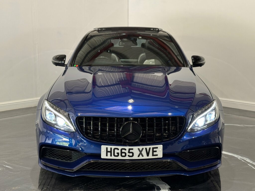 Mercedes-Benz C Class 4.0 C63 V8 Biturbo Amg Premium Saloon HG65XVE Blue #2